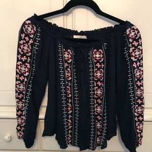 Hollister Off the Shoulder Blouse